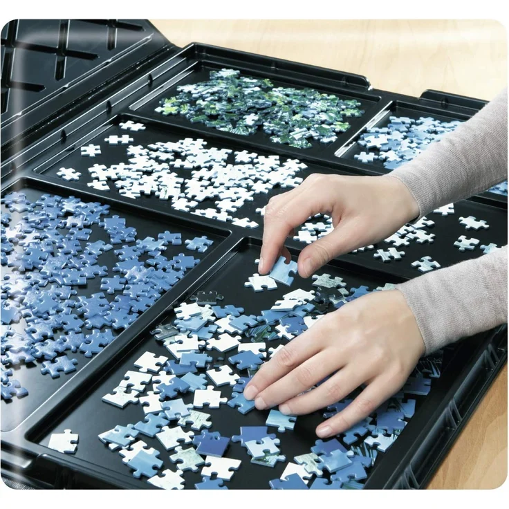 Ravensburger Puzzlemappe für Puzzles mit bis zu 1000 Teilen, Kombination aus Puzzle-Sortierschale und Puzzleunterlage, Zubehör zur Aufbewahrung von Puzzles - Preisvergleich – Bild 17