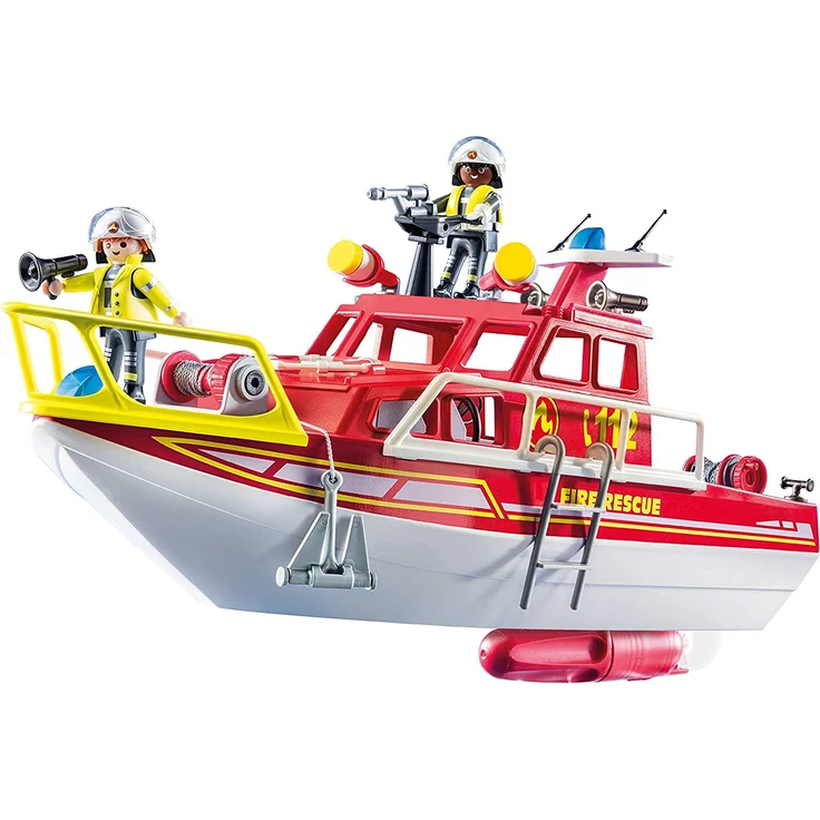 Playmobil 70147 City Action Feuerlöschboot, bunt – Bild 6