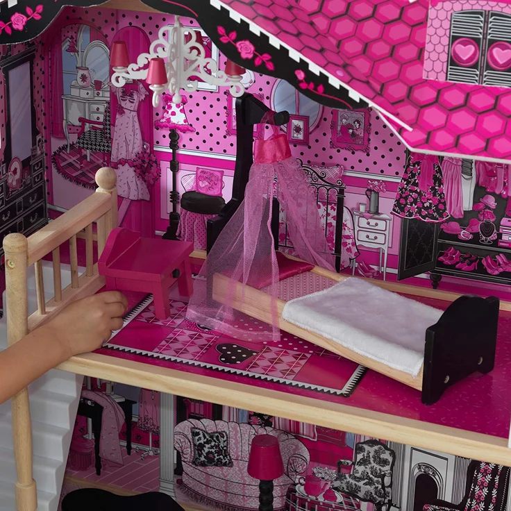 KidKraft 65093 Puppenhaus Amelia, Mehrfarbig – Bild 8