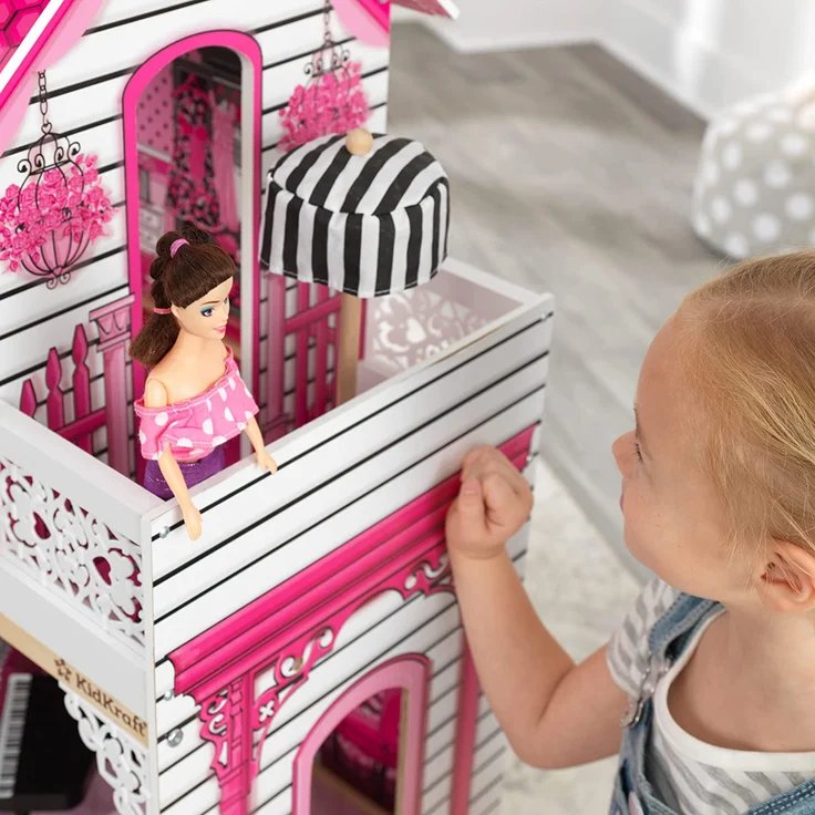 KidKraft 65093 Puppenhaus Amelia, Mehrfarbig – Bild 5