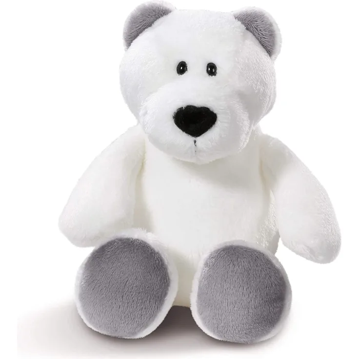NICI 43625 Kuscheltier Eisbär, 20 cm, weiß