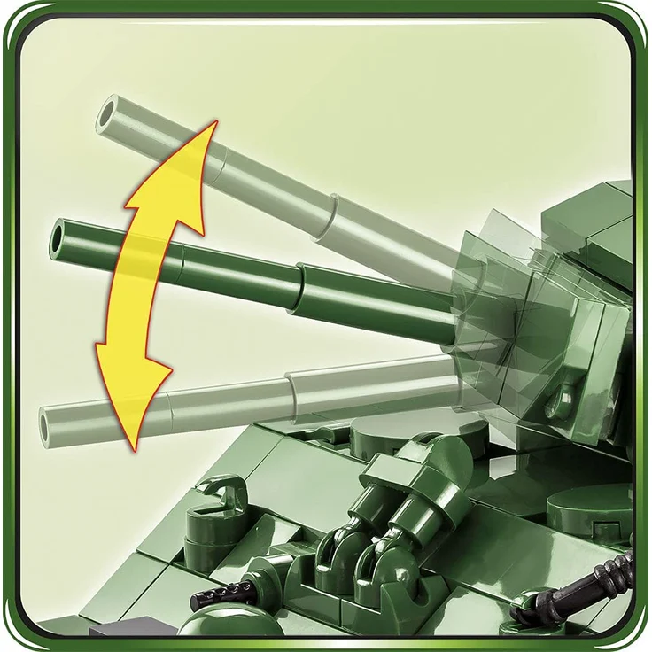 COBI HC WWII Sherman M4AE2 Jumbo 2fig. 720kl 2550 – Bild 5