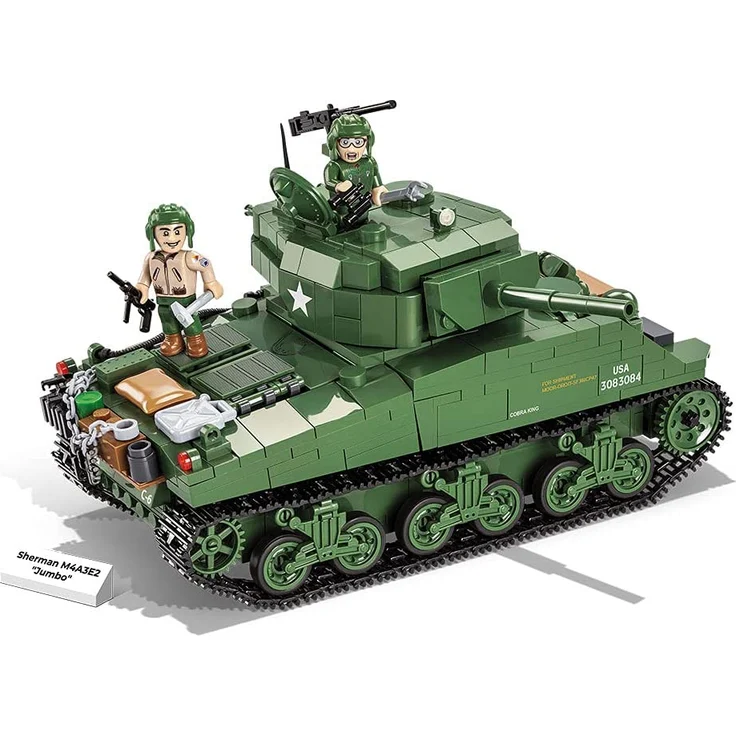 COBI HC WWII Sherman M4AE2 Jumbo 2fig. 720kl 2550 – Bild 10
