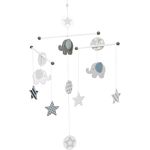 Mobile ELEFANTEN UND STERNE (B 36 cm) B 36 cm