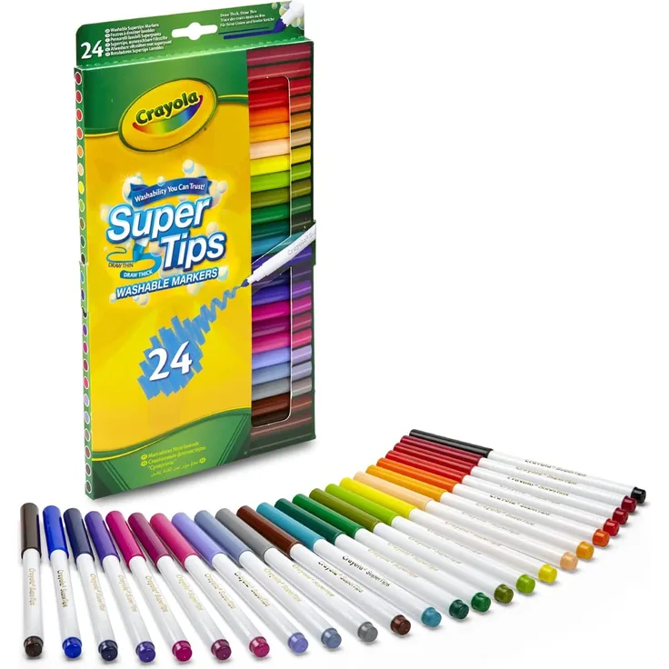 CRAYOLA Supertips x24