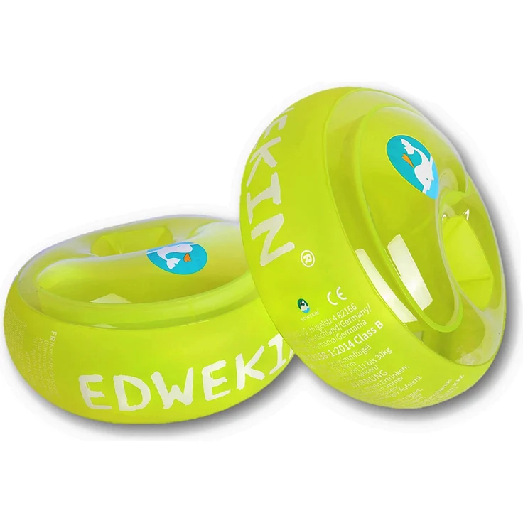 EDWEKIN® Schwimmflügel für Kinder mit extragroßen Luftkammern; Schwimmhilfe für Baby / Kleinkinder von 1 bis 6 Jahren; Perfekte Schwimmlernhilfe für Mädchen und Jungs, transparentes Design – Bild 1