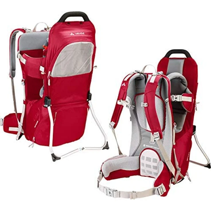 Vaude Shuttle Base Dark Indian Red, Größe 20l - Kindertragen, Farbe Rot – Bild 2