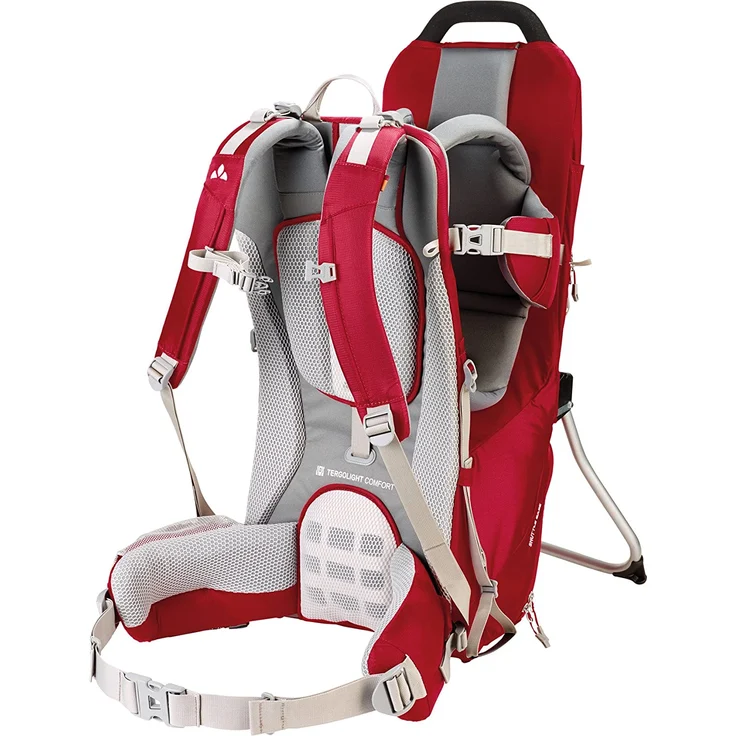 Vaude Shuttle Base Dark Indian Red, Größe 20l - Kindertragen, Farbe Rot – Bild 3