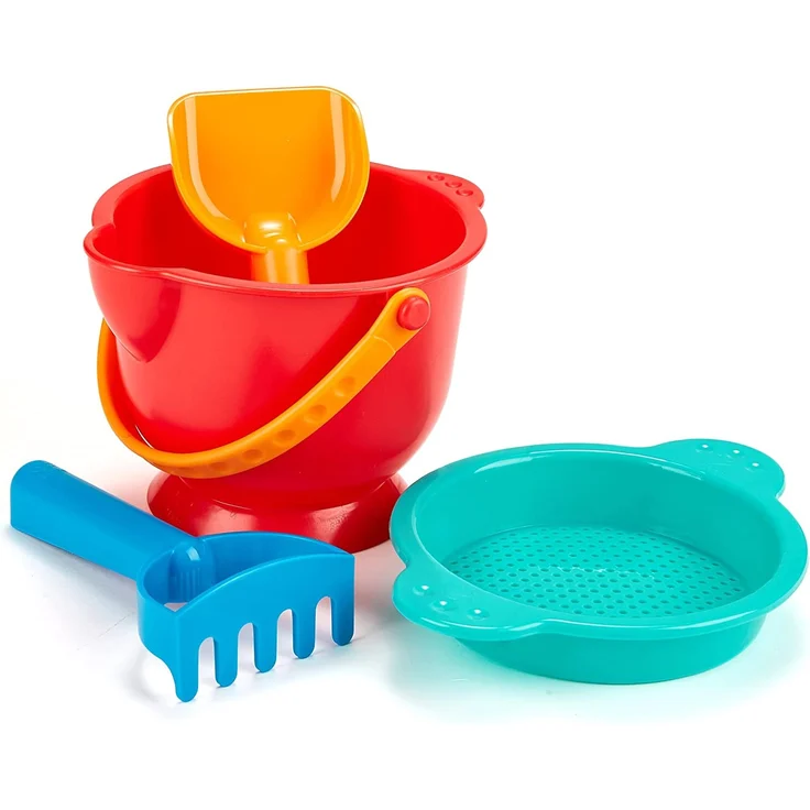 Hape E4056 - Grundausstattung Strandspielzeug, Sandspielzeug, mehrfarbig – Bild 1