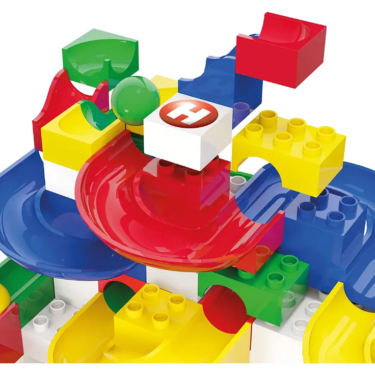 bausatz Kugelbahn Junior 54 x 14 cm 213-teilig – Bild 4