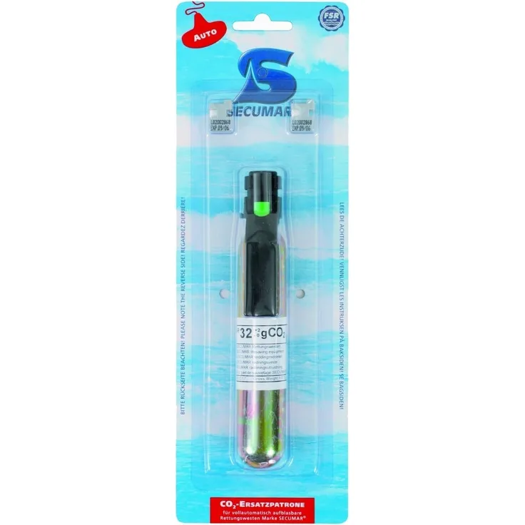 Secumar Schlauchboot Ersatz-CO2-Dock (Automatik) Secumatic 4001S 60g