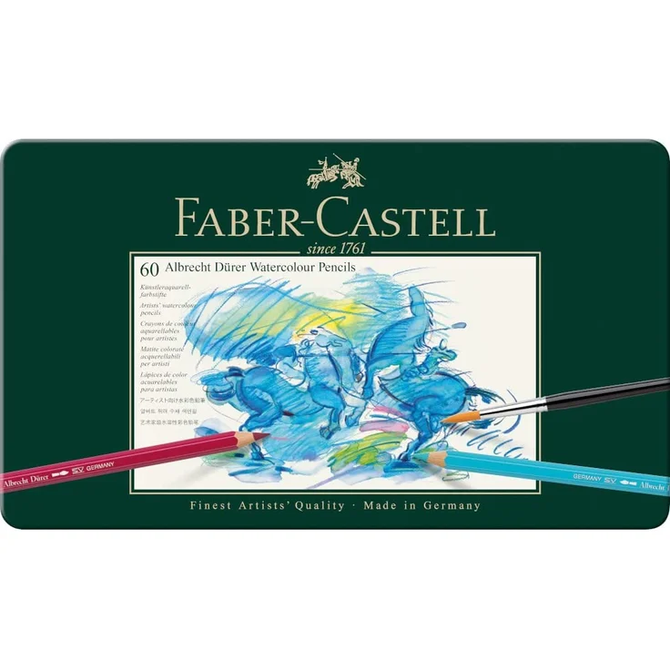 Faber-Castell 117560 - Aquarellstift Albrecht Dürer Blechetui 60er – Bild 4