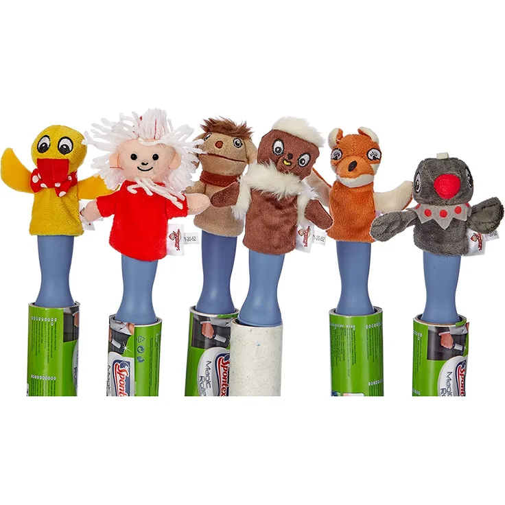 Unser Sandmännchen und Freunde 986176 - Fingerpuppen-Set 6-Fach
