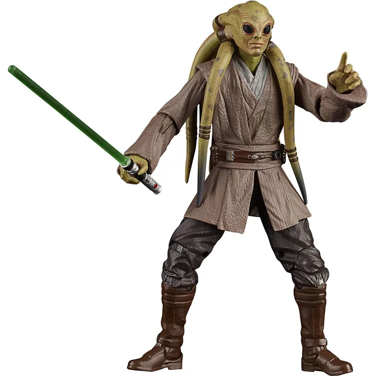 Disney Spielfigur Kit Fisto junior 15 cm grün/braun