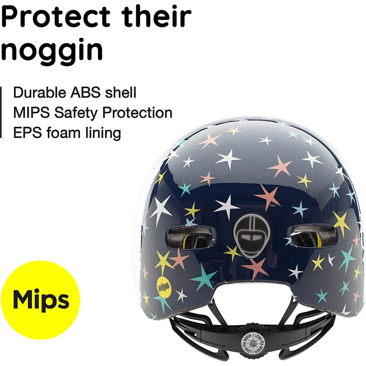 Nutcase Kinder Fahrradhelm Little Nutty Gloss, Stars are Born, 52-56 cm – Bild 5