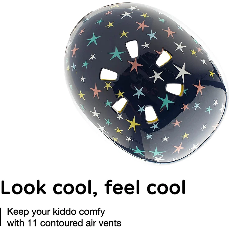 Nutcase Kinder Fahrradhelm Little Nutty Gloss, Stars are Born, 52-56 cm – Bild 3