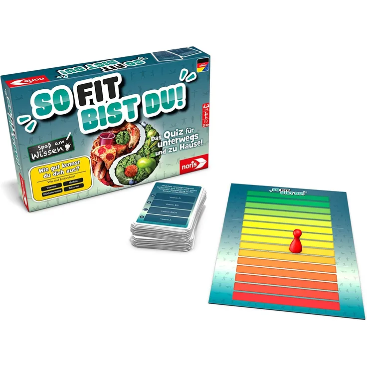 So fit bist du - Kinderspiel - Quiz für unterwegs und zu Hause