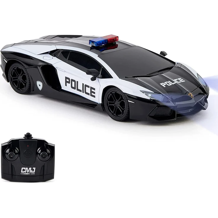 Lamborghini Aventador-Offiziell lizenzierte Fernsteuerung für Kinder mit funktionierenden Lichtern, RC-Modell für Auto 1:24, 27 MHz, LP700-4 – Bild 1