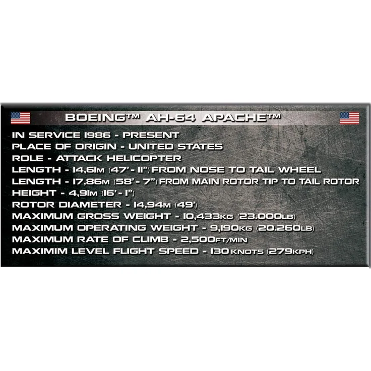 Helikopter AH-64 Apache 510 Steine – Bild 11