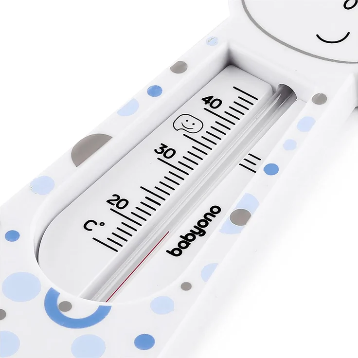 Babyono Schwimmendes Badethermometer(Weiß/Blau) – Bild 4