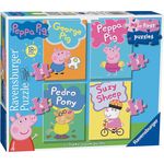 Ravensburger 6960 Peppa Wutz – Meine ersten Puzzles (2, 3, 4 und 5 Teile) Kleinkindspielzeug für Kinder ab 18 Monaten