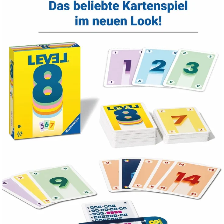 Ravensburger 20865 - Level 8, Das beliebte Kartenspiel für 2-6 Spieler ab 8 Jahren – Bild 3
