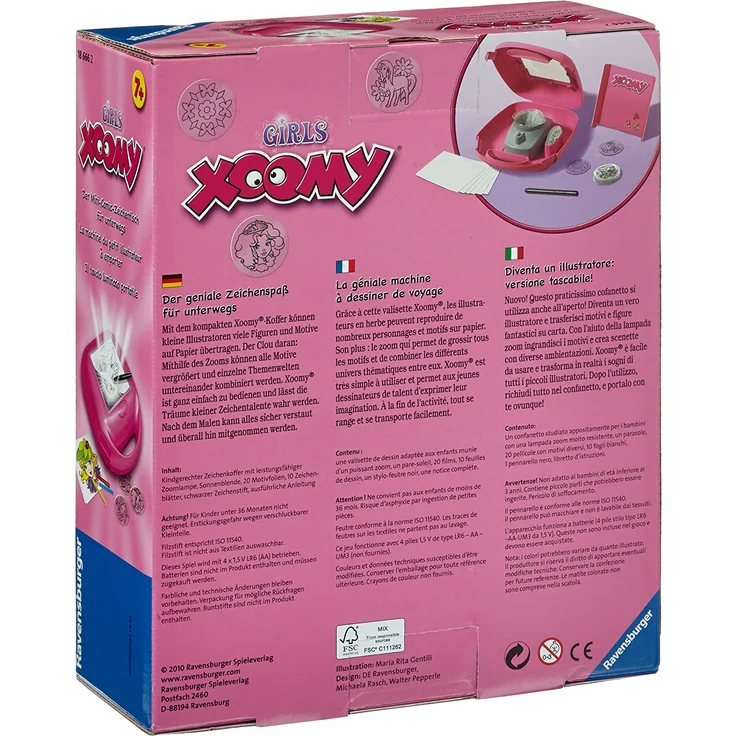 Ravensburger Xoomy Midi Girls 18666 - Wunderschöne Motive und Comics zeichnen lernen- Kreatives Zeichnen und Malen für Kinder ab 7 Jahren – Bild 2