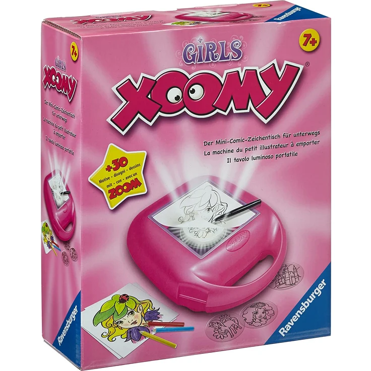 Ravensburger Xoomy Midi Girls 18666 - Wunderschöne Motive und Comics zeichnen lernen- Kreatives Zeichnen und Malen für Kinder ab 7 Jahren – Bild 1