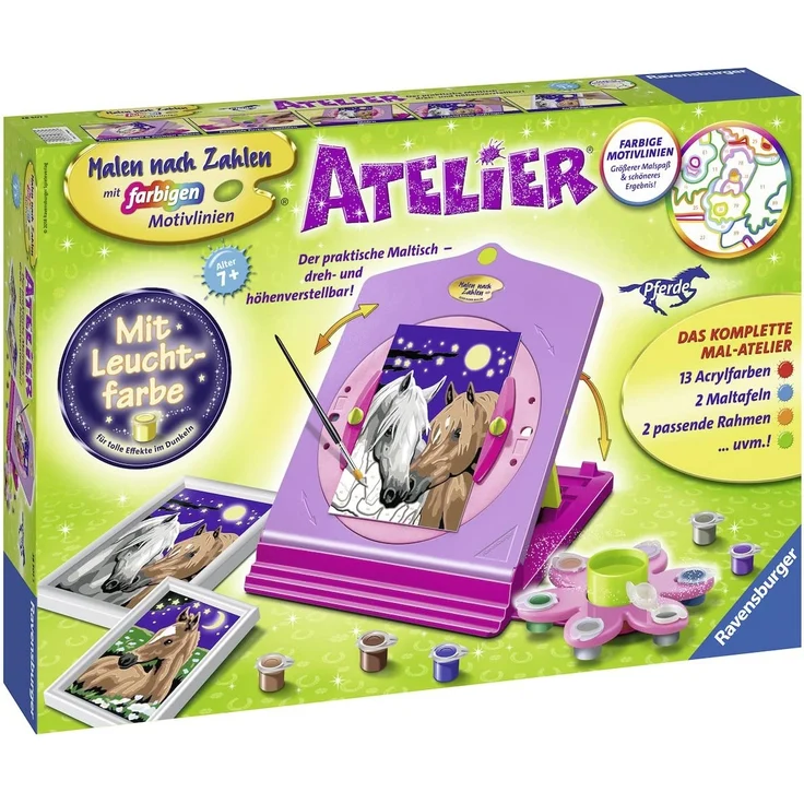 Ravensburger Malen nach Zahlen Atelier Pferde - Preisvergleich – Bild 1