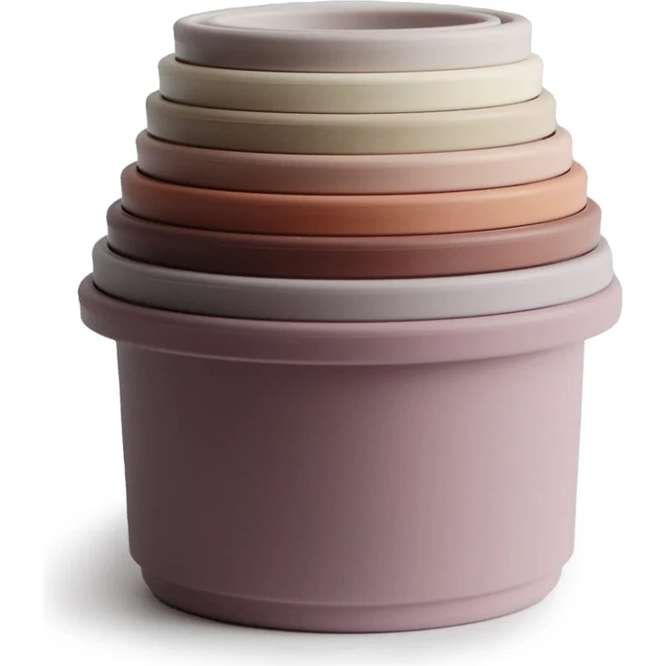 Mushie Stapelbecher Petal - Preisvergleich – Bild 2