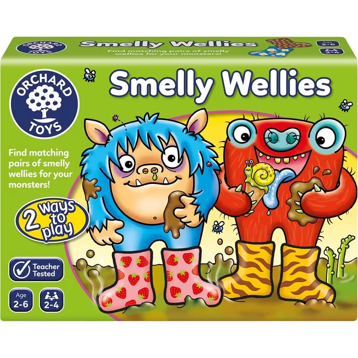 Orchard Toys Smelly Wellies, Kinderspiel (evtl. Nicht in Deutscher Sprache)