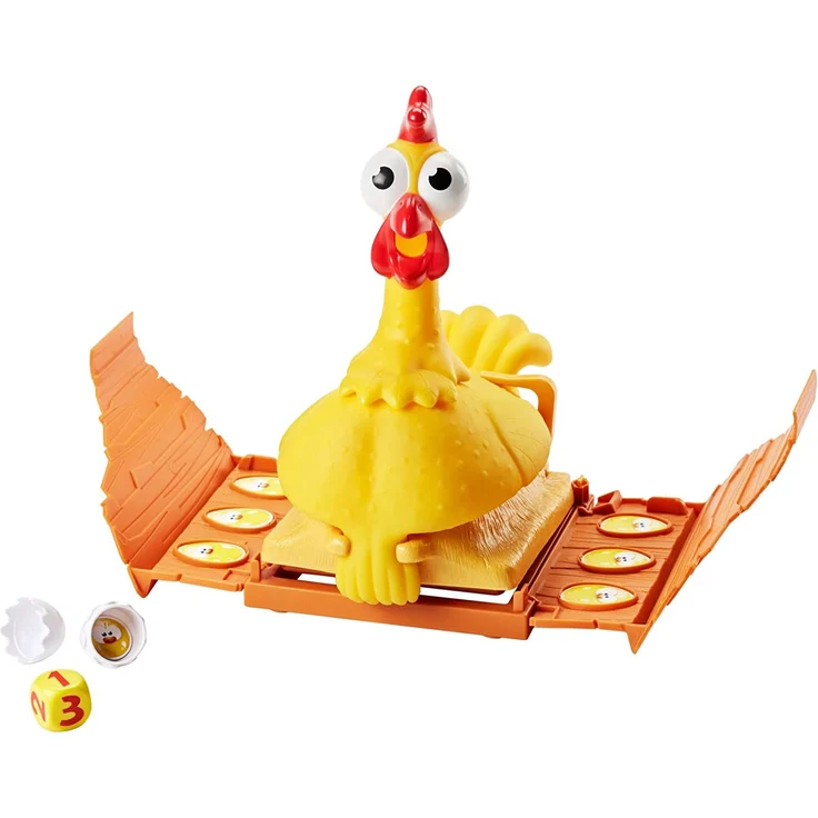 Mattel Games FRL48 - Gack Gack lustiges Hühnerspiel und Kinderspiel geeignet für 2 - 4 Spieler, Kinderspiele ab 5 Jahren – Bild 4