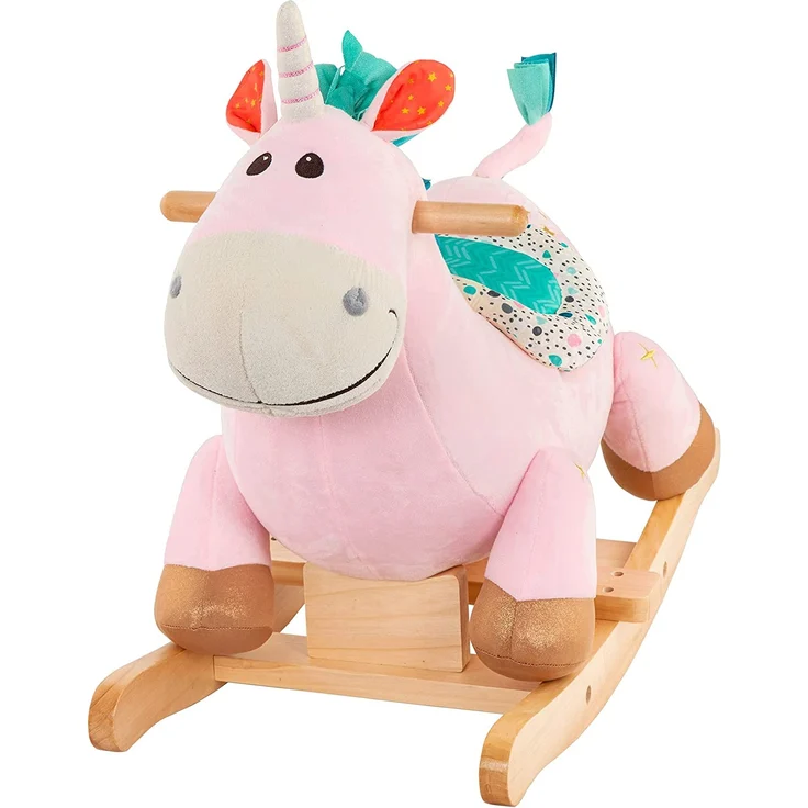 B. Schaukelpferd EINHORN ROSÉ – Bild 4