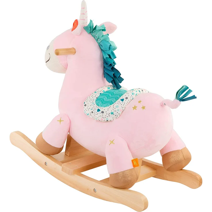 B. Schaukelpferd EINHORN ROSÉ – Bild 5