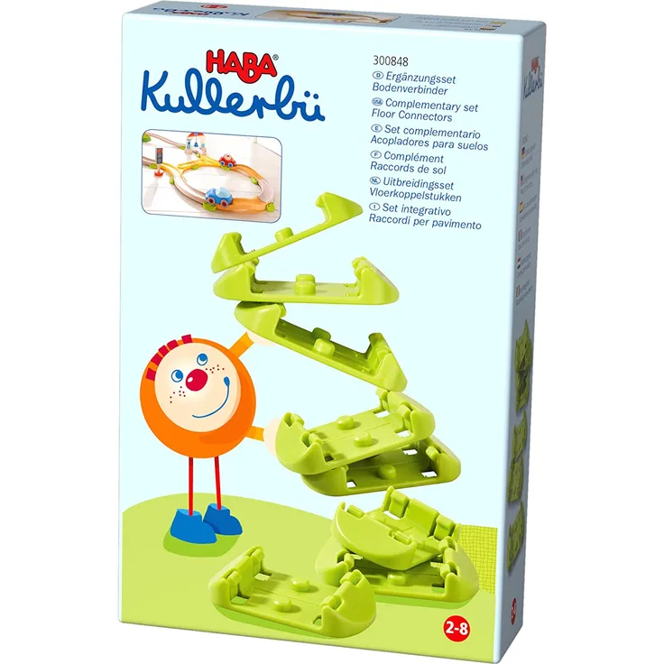 Haba Kullerbü Kugelbahn Ergänzungsset Bodenverbinder