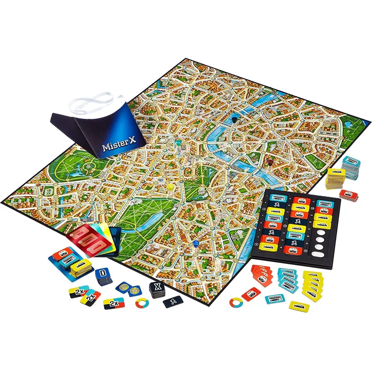 Ravensburger Scotland Yard, Brettspiel, Gesellschafts- und Familienspiel, für Kinder und Erwachsene, Spiel des Jahres, für 2-6 Spieler, ab 8 Jahre – Bild 8