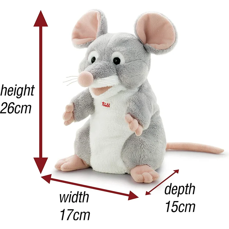 Trudi 29913 Handpuppe Maus 25 cm – Bild 2