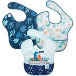 Bumkins S3-BN2 Super Bib 3 Pack, Mehrfarbig