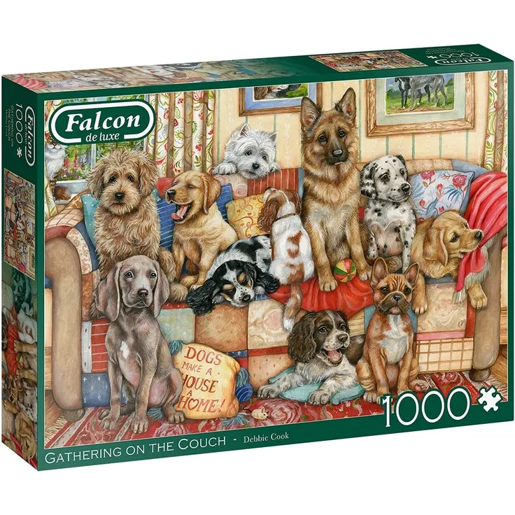 puzzle Gathering On The Couch 1000 Teile