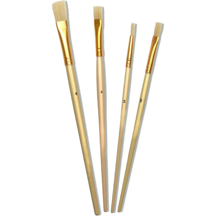 Artina 30er Pinsel-Set - diverse Pinselarten mit Malmessern - ideal für alle Bereiche der Kunst und Malerei – Bild 7