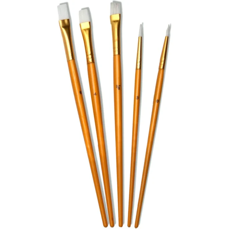 Artina 30er Pinsel-Set - diverse Pinselarten mit Malmessern - ideal für alle Bereiche der Kunst und Malerei – Bild 6