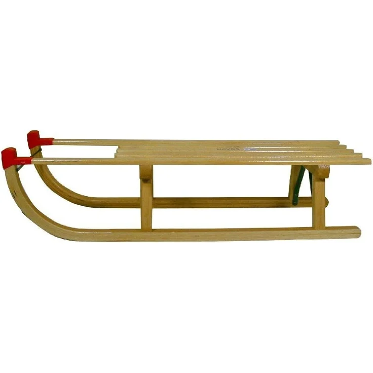 Nijdam 'Davoser Holzschlitten Traditional', 100 cm, aus lackierter Buche mit Edelstahlschienen