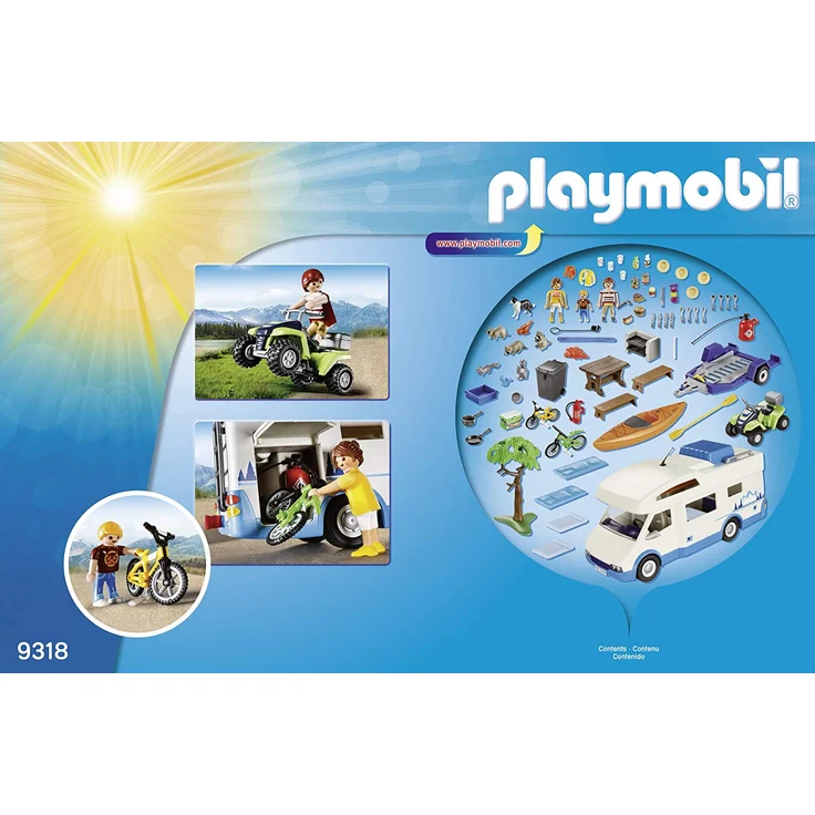 PLAYMOBIL 9318 - Family Fun, Camping Abenteuer, Ab 4 Jahren – Bild 2