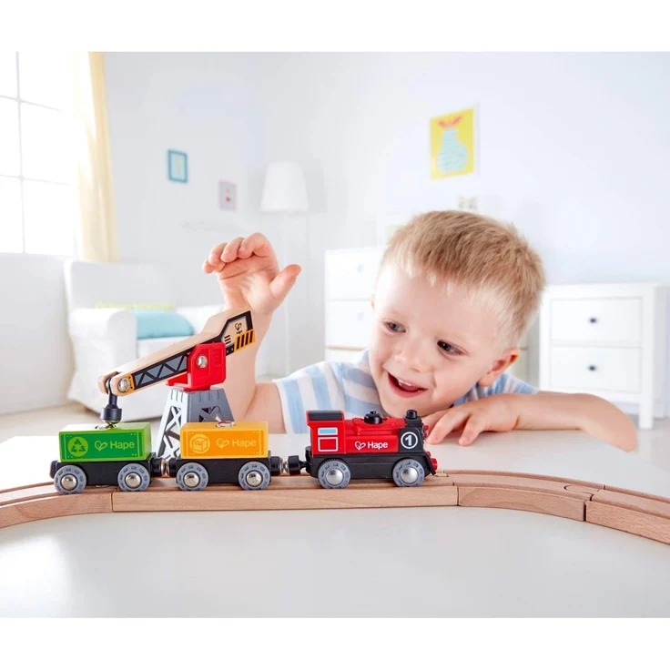 Hape 3731 Frachtlieferung-Eisenbahn, Kreis - Preisvergleich – Bild 4
