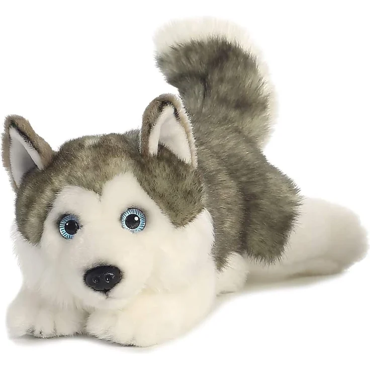 Aurora, 26263, MiYoni Husky liegend, 28cm, Plüschtier, grau – Bild 1