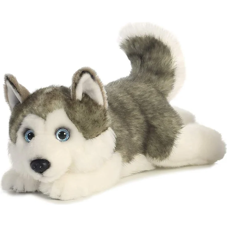 Aurora, 26263, MiYoni Husky liegend, 28cm, Plüschtier, grau – Bild 2