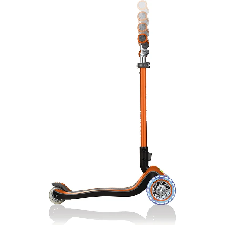 Scooter Globber Elite Prime kupfer mit Leuchtrollen u. Leuchtdeck – Bild 5