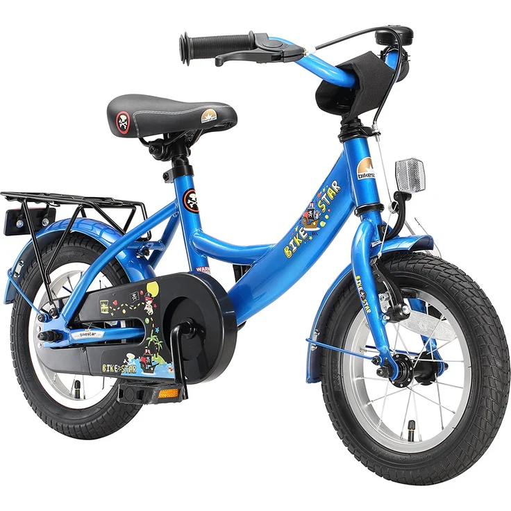 Bikestar Classic Kinderfahrrad 12 Zoll - Blau – Bild 1