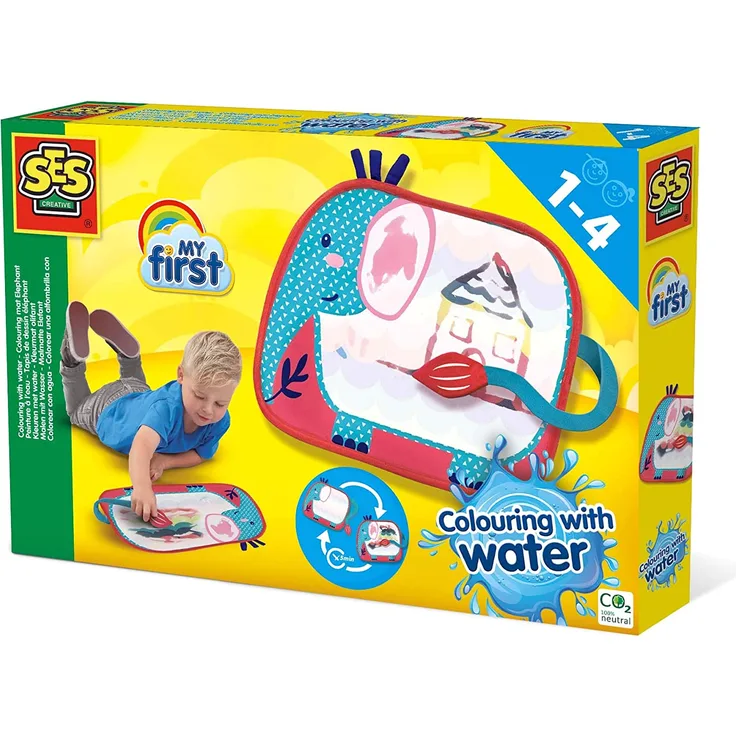 Ses 14457 Malen mit Wasser - Farbmatte Elefant (2007275)