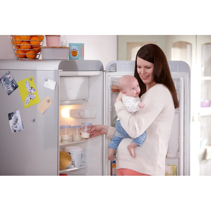 Philips Avent Aufbewahrungssystem für Muttermilch, Becher inklusive Deckel, Adapter (Modell SCF618/10) – Bild 3